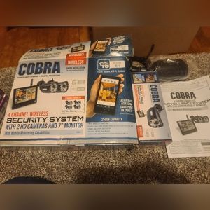 Cobra Home Security System with 4 Cameras